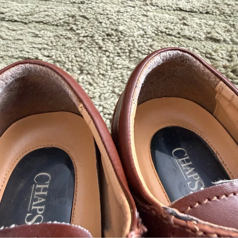Chaps Men’s Leather Oxford Dress Shoes